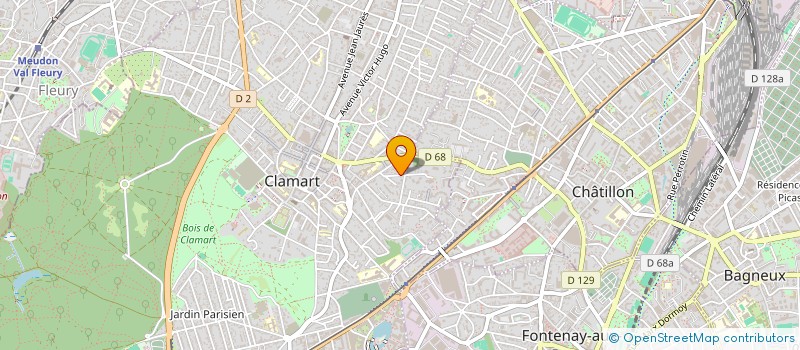 localisation de l'entreprise MADAME SONIA RAYON à CLAMART