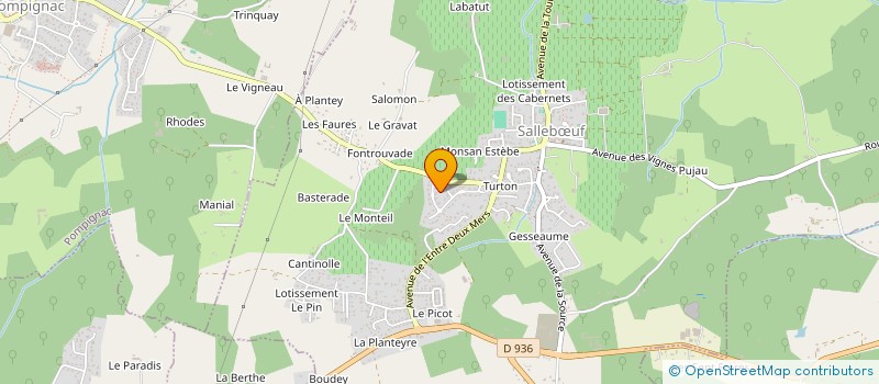 localisation de l'entreprise MADAME SONIA REBAUD  SALLEBUF