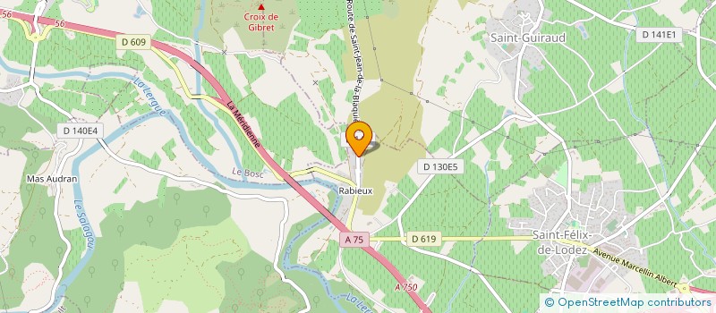 localisation de l'entreprise MADAME SONIA RELLIER  SAINT-FELIX-DE-LODEZ