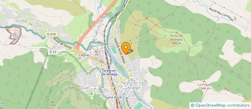 localisation de l'entreprise MADAME SONIA REMBERT à TARASCON-SUR-ARIEGE