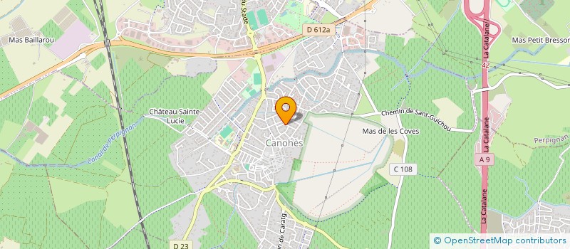 localisation de l'entreprise MADAME SONIA REQUIER  CANOHES