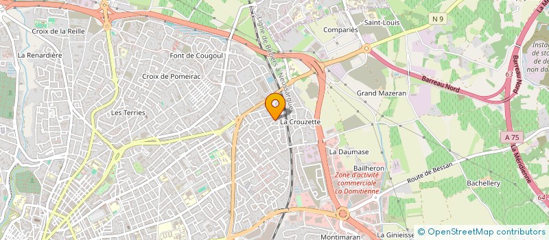 localisation de l'entreprise MADAME SONIA REVEYAZ  BEZIERS
