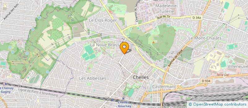 localisation de l'entreprise MADAME SONIA REYES GONZALEZ  CHELLES