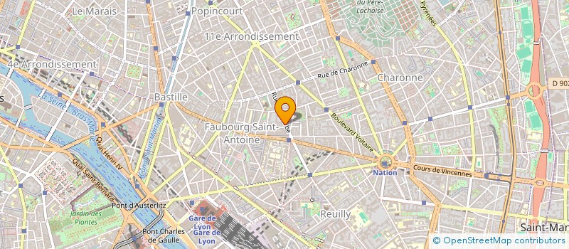 localisation de l'entreprise MADAME SONIA RIBAULT-MENETIERE  PARIS