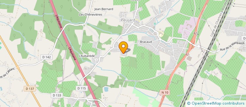 localisation de l'entreprise MADAME SONIA RICHARD  PEUJARD