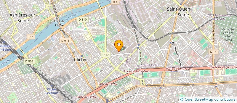 localisation de l'entreprise MADAME SONIA RICOULT à CLICHY