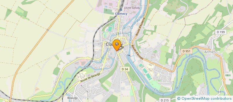 localisation de l'entreprise MADAME SONIA RIGNAULT à CLAMECY