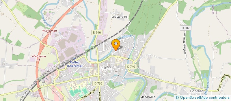 localisation de l'entreprise MADAME SONIA RIOU à SALLES-DE-VILLEFAGNAN