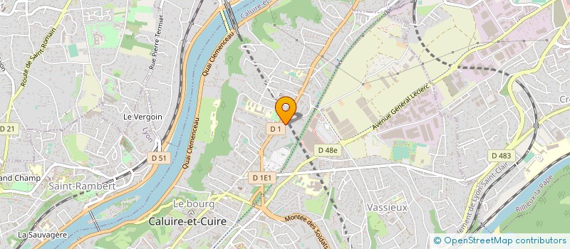 localisation de l'entreprise MADAME SONIA ROBINET  CALUIRE-ET-CUIRE