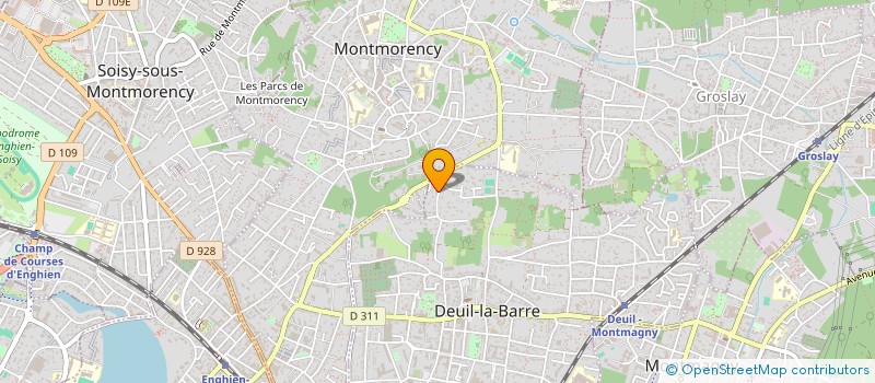 localisation de l'entreprise MADAME SONIA RODRIGUES COIMBRA  DEUIL-LA-BARRE