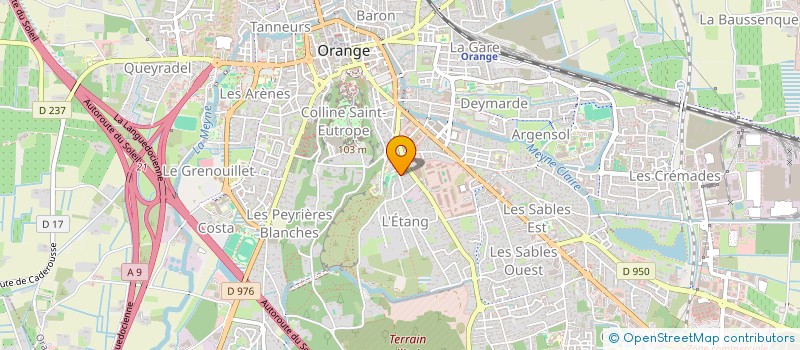 localisation de l'entreprise MADAME SONIA RODRIGUES MONTEIRO  ORANGE