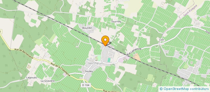 localisation de l'entreprise MADAME SONIA ROMEFORT  VERTHEUIL