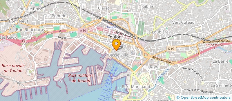 localisation de l'entreprise MADAME SONIA ROSSI à TOULON