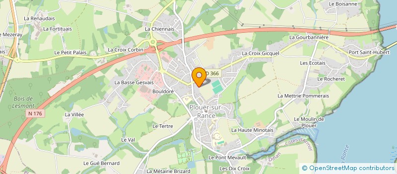 localisation de l'entreprise MADAME SONIA ROUE  PLOUER-SUR-RANCE