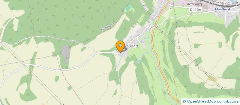 localisation de l'entreprise MADAME SONIA ROUTIER  CREPAND