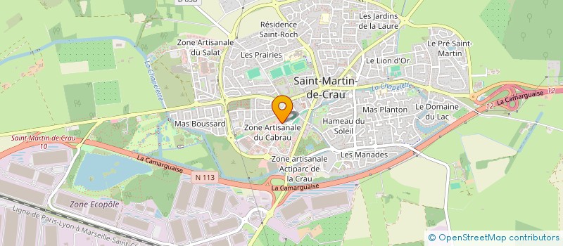 localisation de l'entreprise MADAME SONIA ROUX à SAINT-MARTIN-DE-CRAU