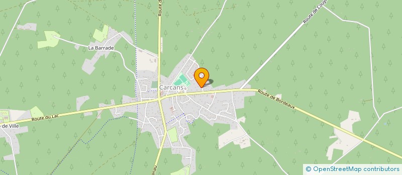 localisation de l'entreprise MADAME SONIA RUDELLE  CARCANS