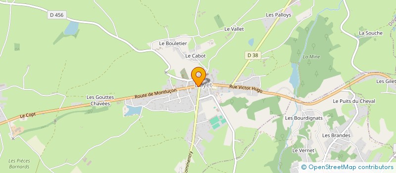 localisation de l'entreprise MADAME SONIA SACHOT à DOYET