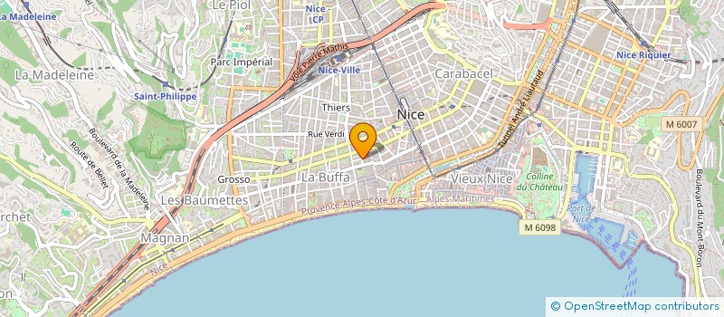 localisation de l'entreprise MADAME SONIA SAEZ  NICE