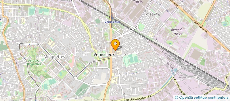 localisation de l'entreprise MADAME SONIA SAHRAOUI  VENISSIEUX