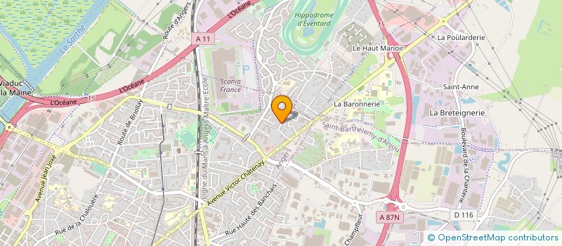 localisation de l'entreprise MADAME SONIA SALHI à ANGERS