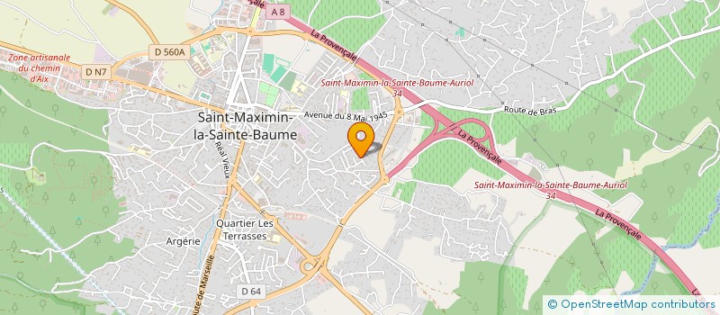 localisation de l'entreprise MADAME SONIA SALLE à SAINT-MAXIMIN-LA-SAINTE-BAUME