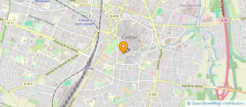 localisation de l'entreprise MADAME SONIA SAMARDZIC  COLMAR