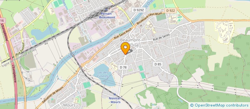 localisation de l'entreprise MADAME SONIA SANCHEZ à BEAUMONT-SUR-OISE