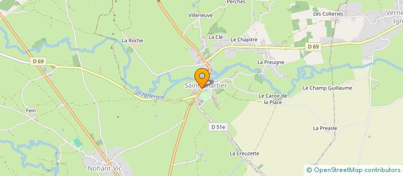 localisation de l'entreprise MADAME SONIA SARTOR à LA BERTHENOUX