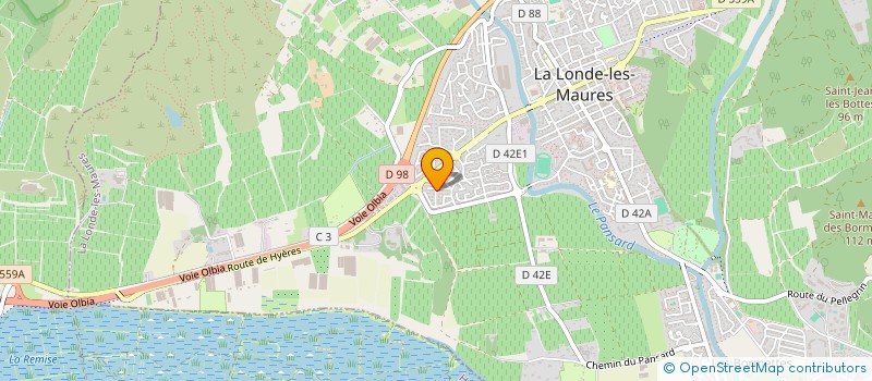 localisation de l'entreprise MADAME SONIA SARTRE  LA LONDE-LES-MAURES