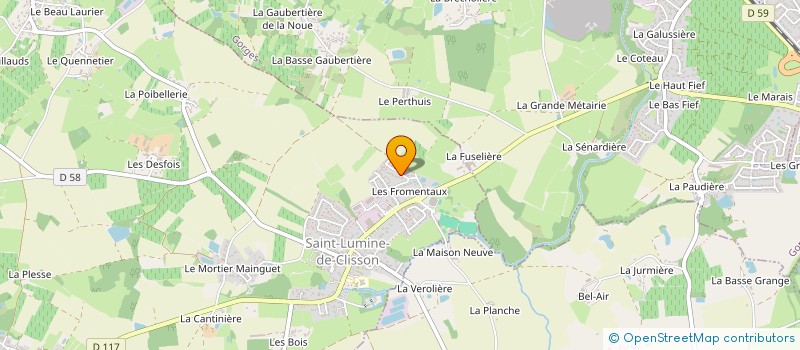 localisation de l'entreprise MADAME SONIA SAUSSEREAU  SAINT-LUMINE-DE-CLISSON