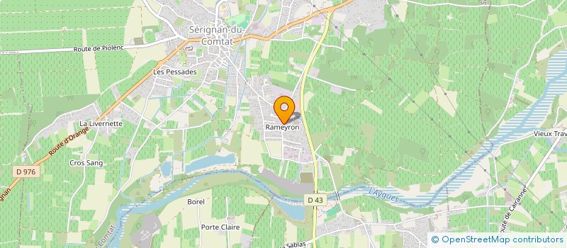 localisation de l'entreprise MADAME SONIA SCHMITT  SERIGNAN-DU-COMTAT