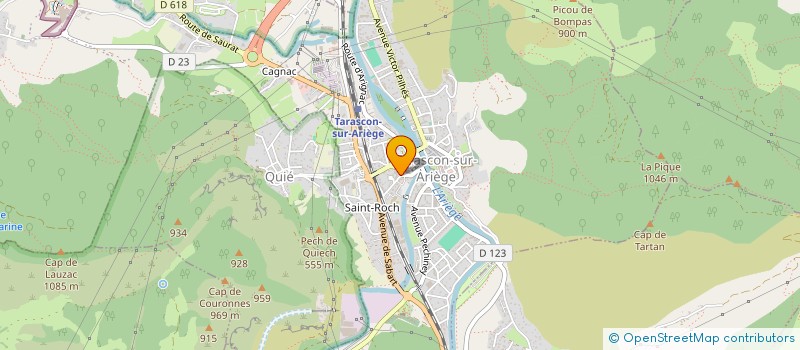 localisation de l'entreprise MADAME SONIA SEARA à TARASCON-SUR-ARIEGE