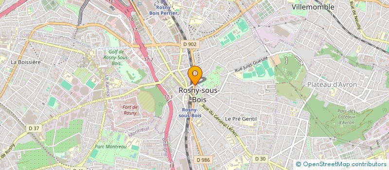 localisation de l'entreprise MADAME SONIA SEDDIK à ROSNY-SOUS-BOIS