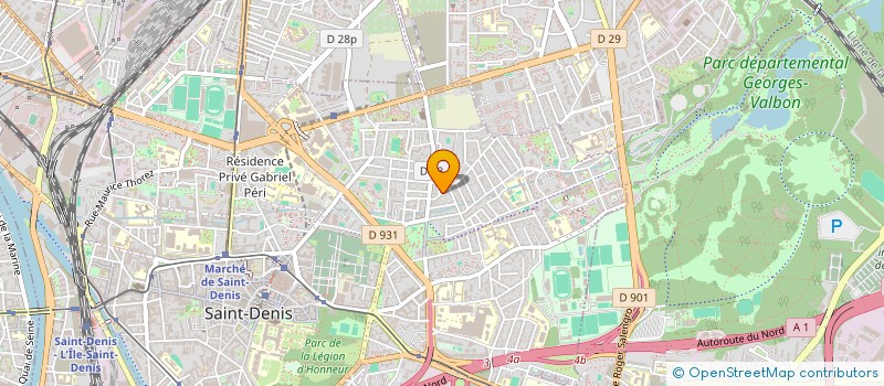 localisation de l'entreprise MADAME SONIA SEHAD à SAINT-DENIS
