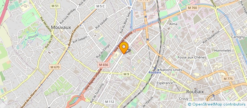 localisation de l'entreprise MADAME SONIA SENTIC  TOURCOING