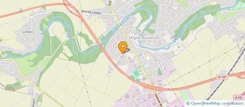 localisation de l'entreprise MADAME SONIA SGRIBOUVA à MIGNE-AUXANCES