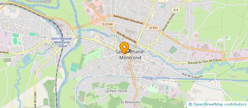 localisation de l'entreprise MADAME SONIA SIMON  SAINT-AMAND-MONTROND
