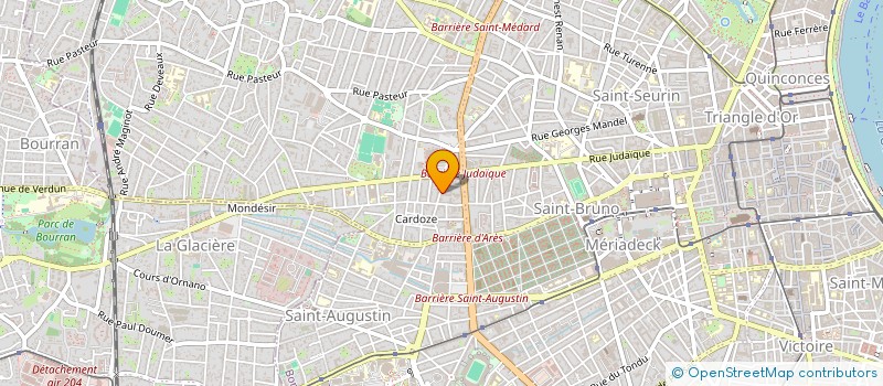 localisation de l'entreprise MADAME SONIA SIRAZ  BORDEAUX