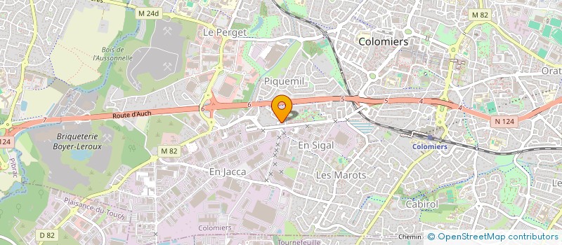 localisation de l'entreprise MADAME SONIA SLAMNIA à COLOMIERS