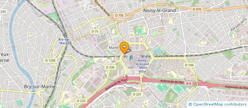 localisation de l'entreprise MADAME SONIA SOLTANI  NOISY-LE-GRAND