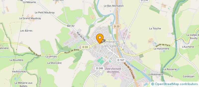 localisation de l'entreprise MADAME SONIA SOULARD  AMBRIERES-LES-VALLEES