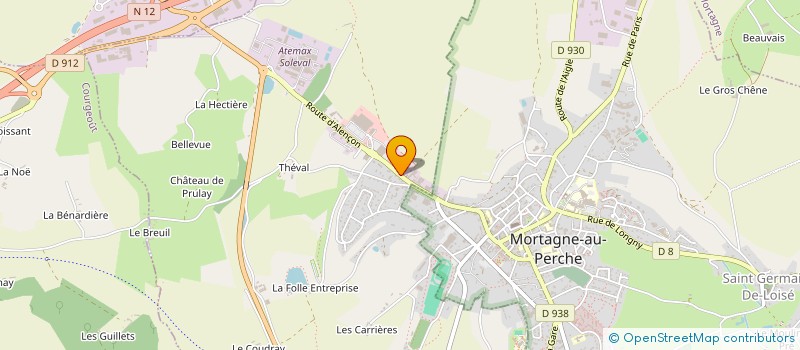 localisation de l'entreprise MADAME SONIA SOULLIER à SAINT-LANGIS-LES-MORTAGNE