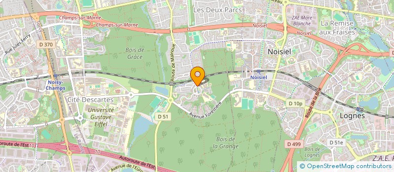 localisation de l'entreprise MADAME SONIA SOUSA  CHAMPS-SUR-MARNE