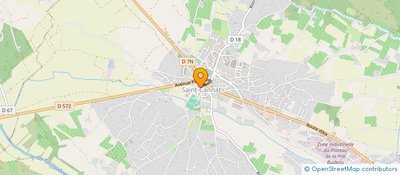 localisation de l'entreprise MADAME SONIA SPITZGLOUS  SAINT-CANNAT