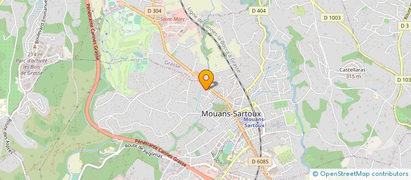 localisation de l'entreprise MADAME SONIA STELLATI à MOUANS-SARTOUX