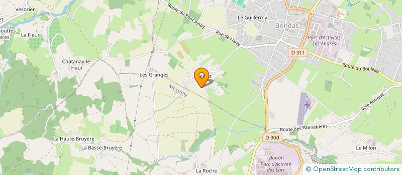 localisation de l'entreprise MADAME SONIA-STEPHANIE RATTON  BRINDAS