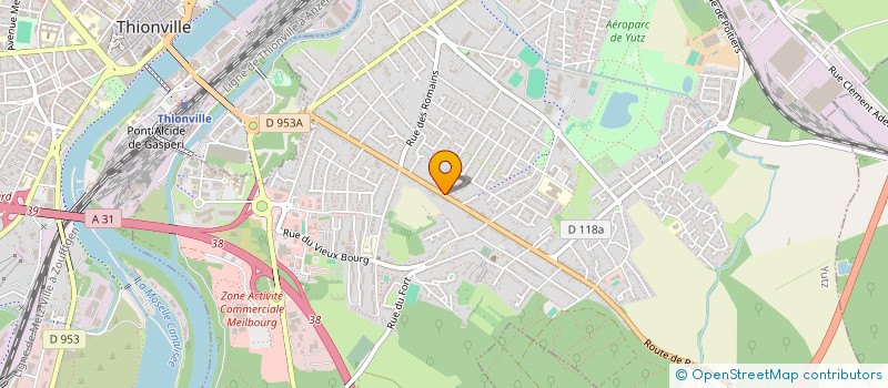 localisation de l'entreprise MADAME SONIA SZEZCPANSKI  YUTZ