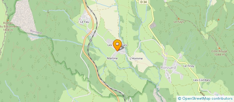 localisation de l'entreprise MADAME SONIA TACHKER  ROISSARD