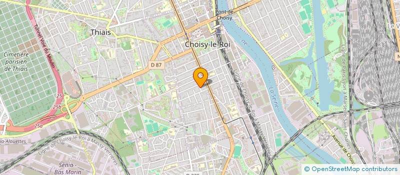 localisation de l'entreprise MADAME SONIA TAHIAT à CHOISY-LE-ROI